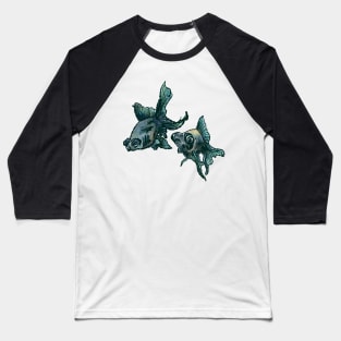 Black Moor Goldfish Baseball T-Shirt